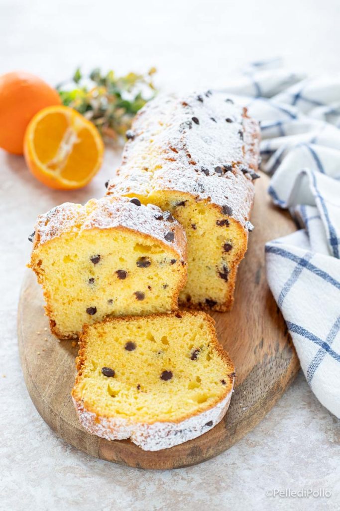 orange and chocolate cake with ricotta