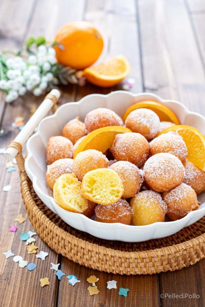mascarpone and orange fritters