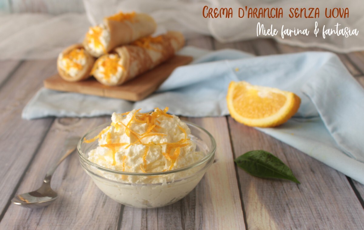 Eggless Orange Cream