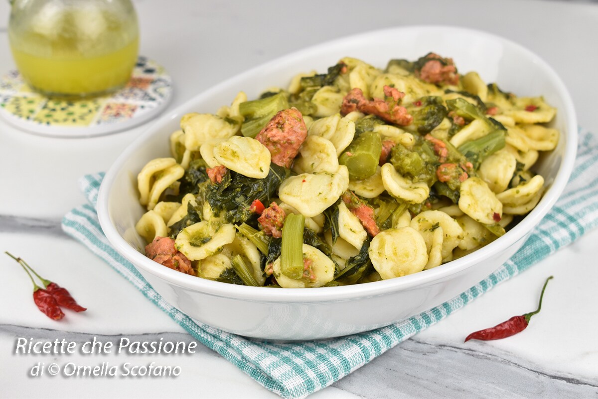 Orecchiette with Broccoli Rabe and Sausage