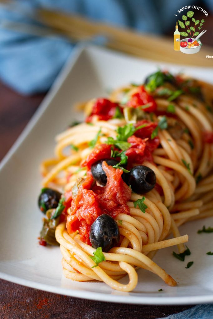 The Puttanesca / Olives and Cappers / typical Neapolitan