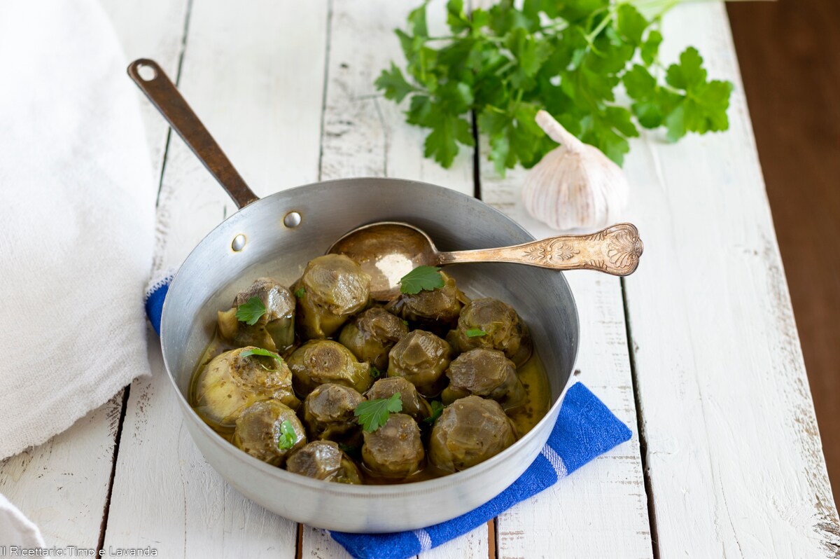 Pan-Fried Baby Artichokes