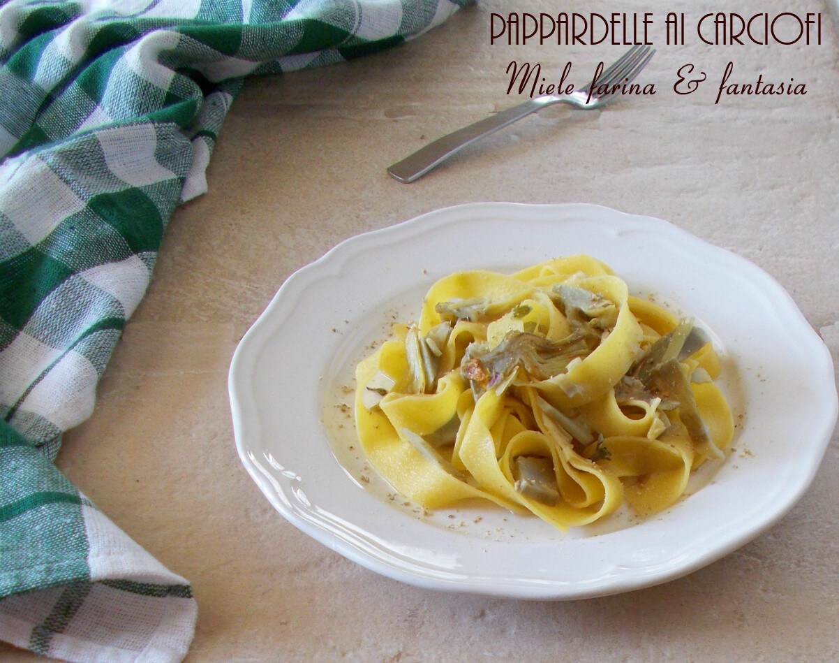 Pappardelle with Artichokes