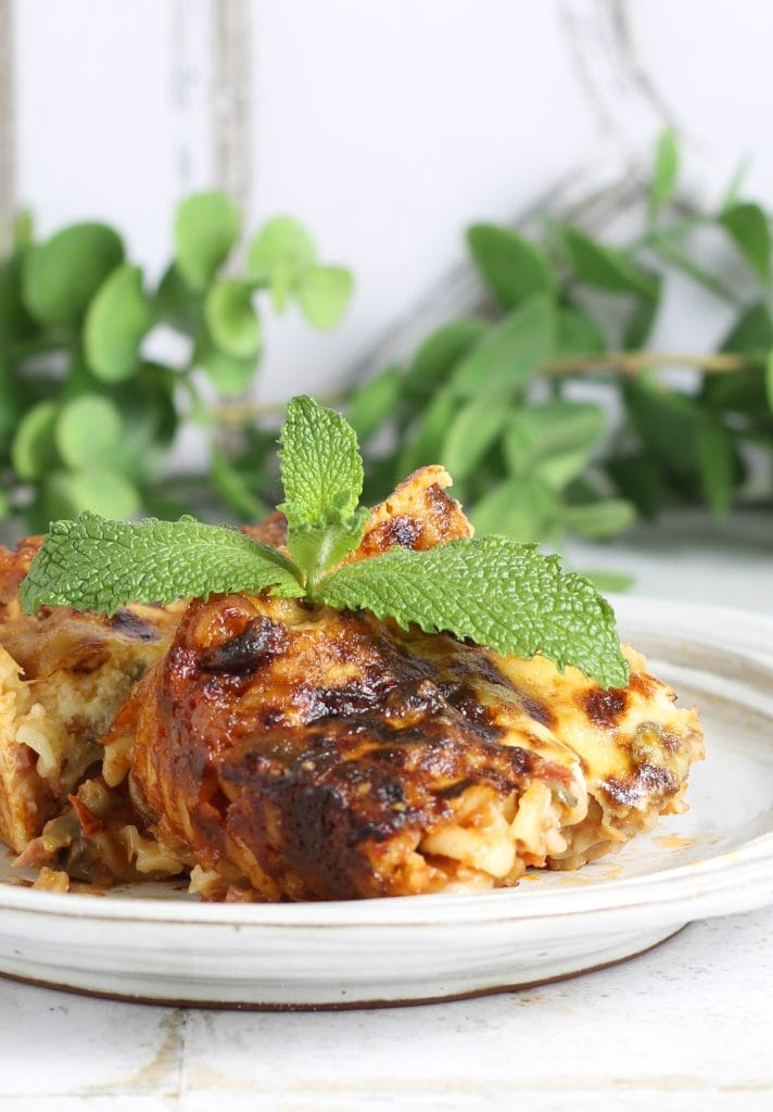 Baked Fusilli with Eggplant and Tomato