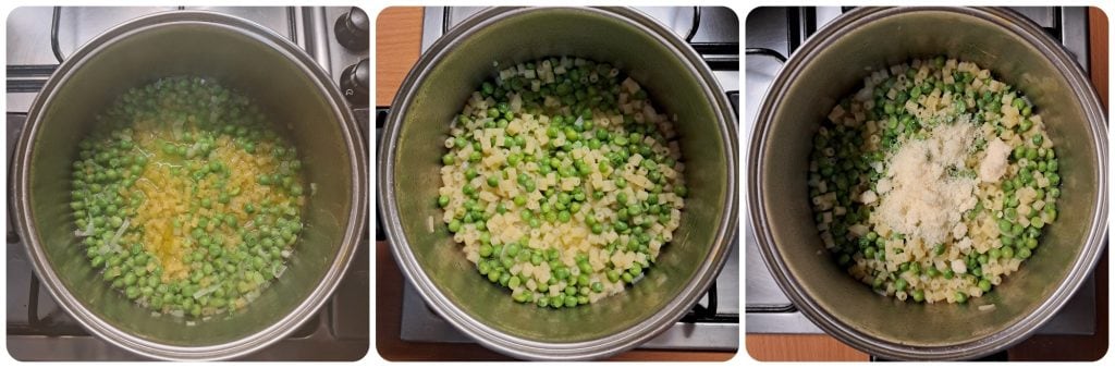 Pasta and Peas Risotto Style