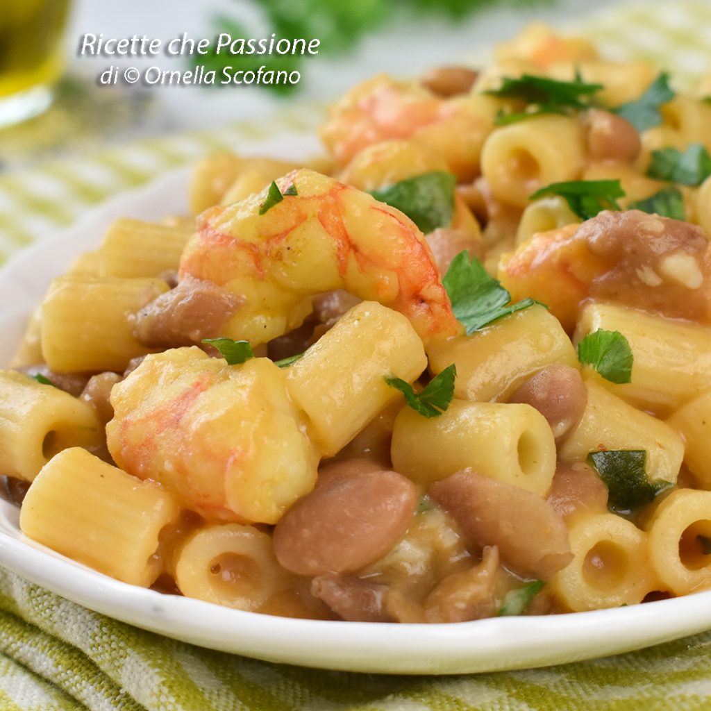 pasta with beans and shrimp recipe