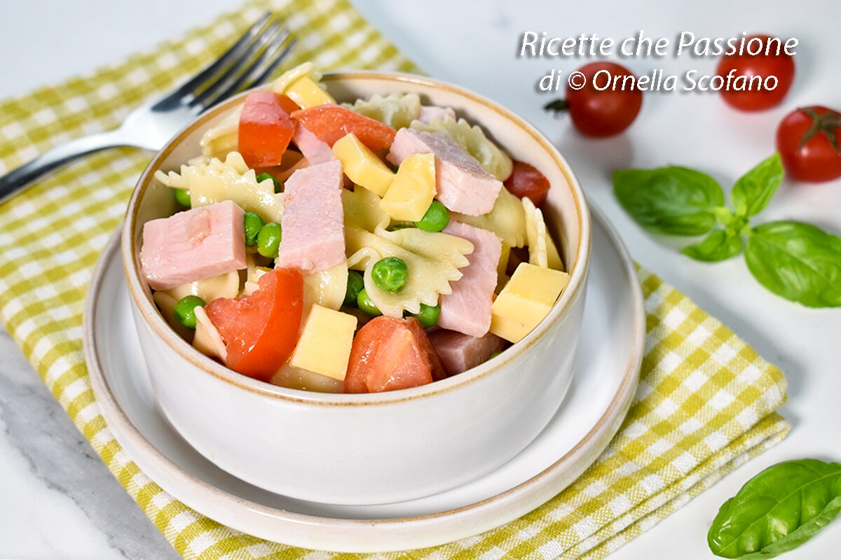 Pasta Salad with Cooked Ham