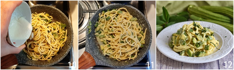 pasta with zucchini and pecorino cream recipe creamy pasta with zucchini and mint easy quick economical il chicco di mais 4 mixing