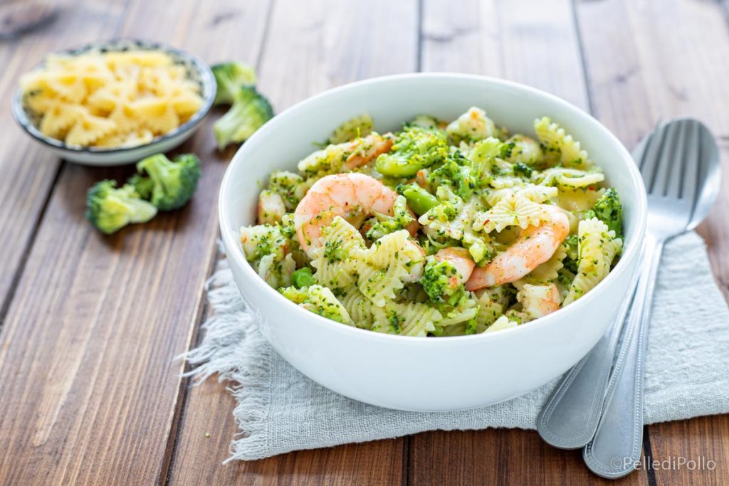 pasta with shrimp and broccoli