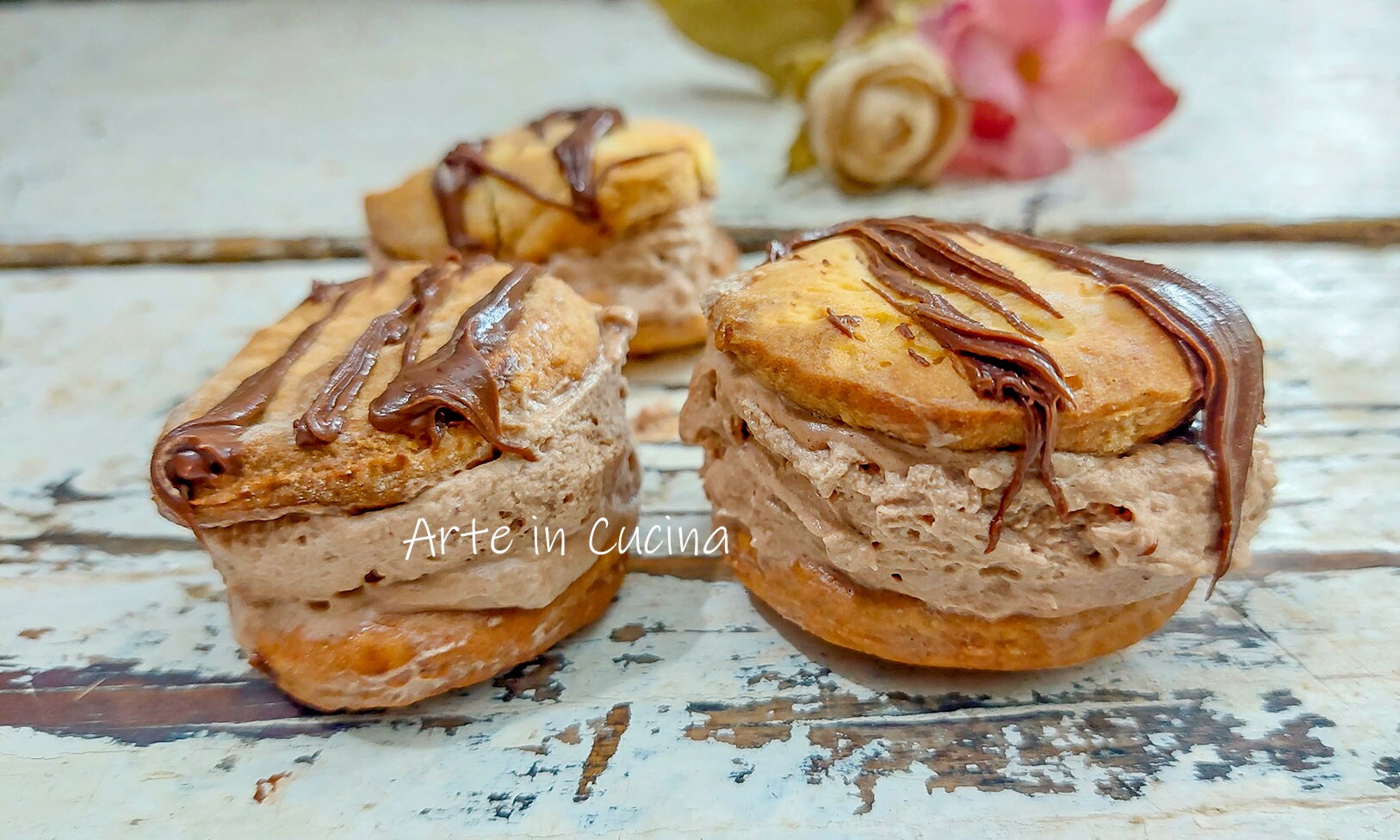 PASTRY TARTS with Nutella MOUSSE