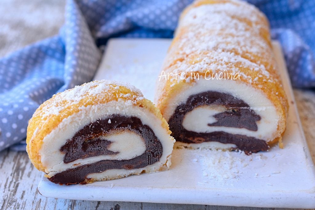 Pavesini Roll with Nutella and Coconut