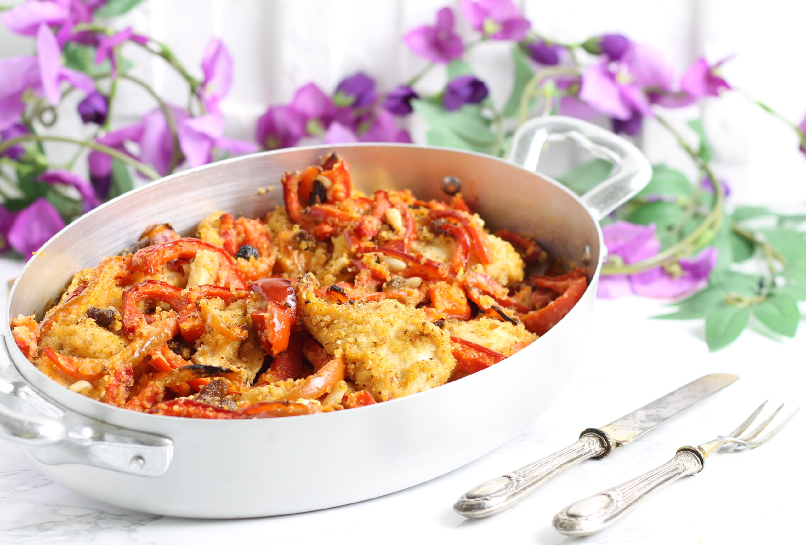 Baked Chicken Breast and Peppers