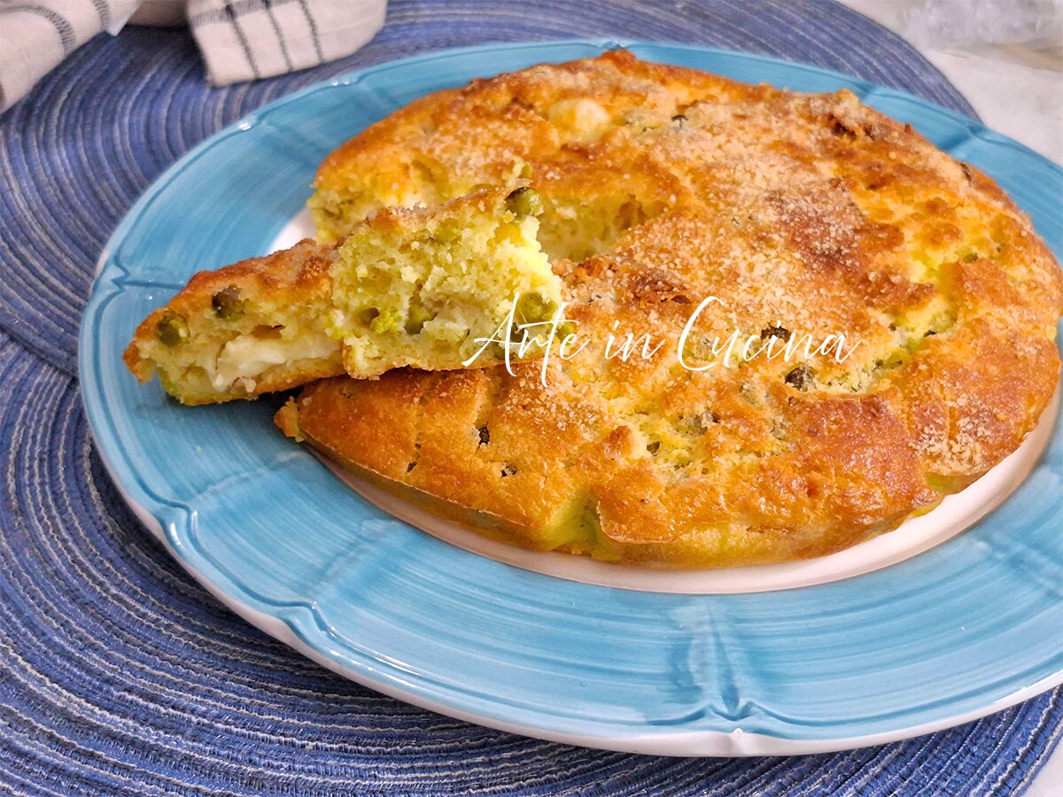 RUSTIC PIE WITH PEAS AND SPECK