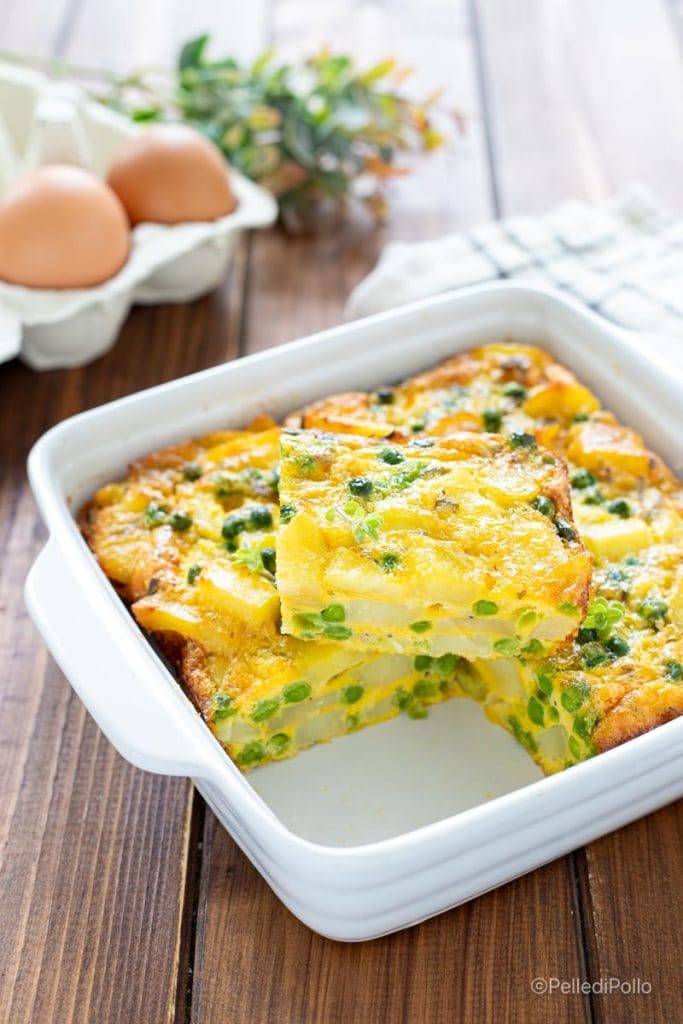 pea and potato casserole