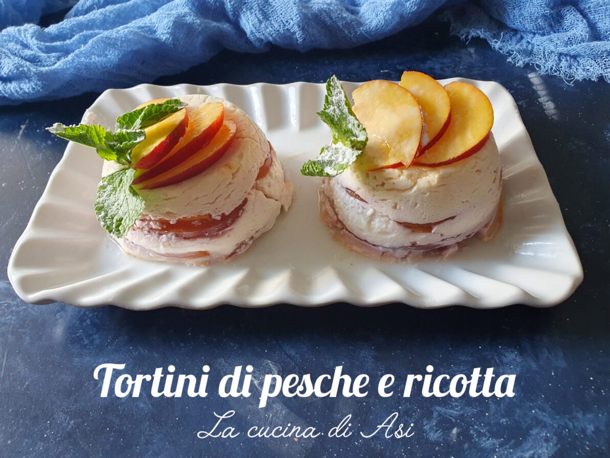 Peach and Ricotta Mini Cakes