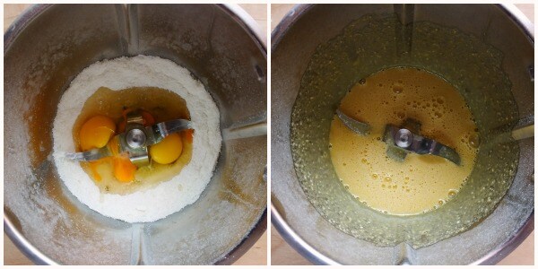 peach bundt cake - step 2