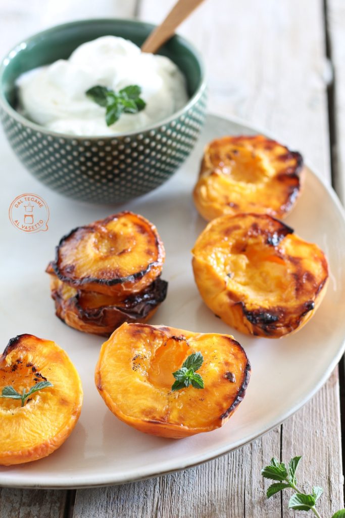 caramelized sugar peaches in air fryer