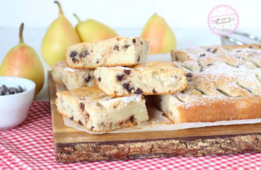 pear and chocolate cake
