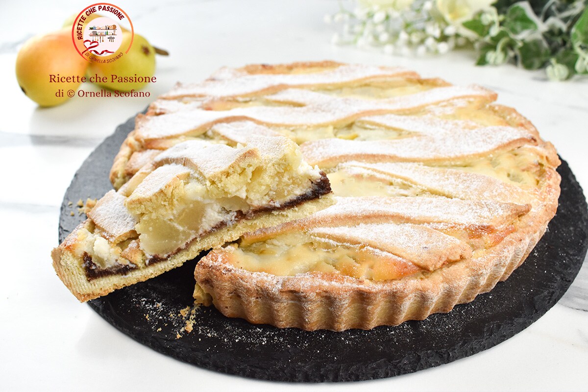 Pear and Ricotta Tart without Butter