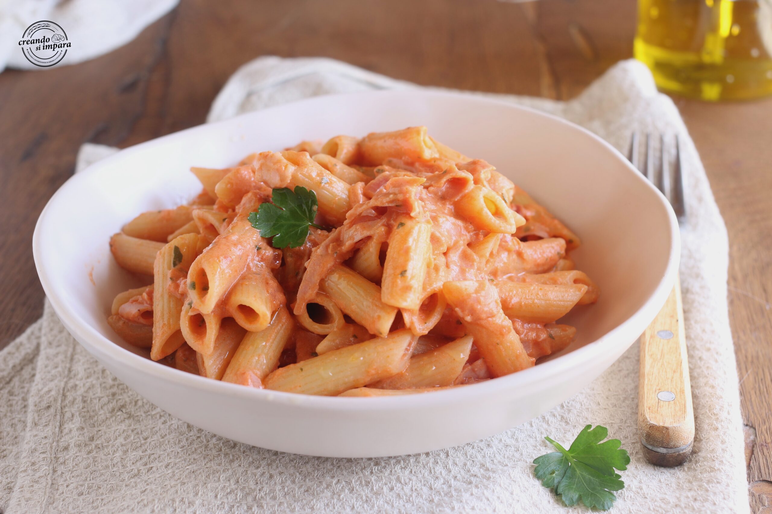 Penne with Creamy Sauce