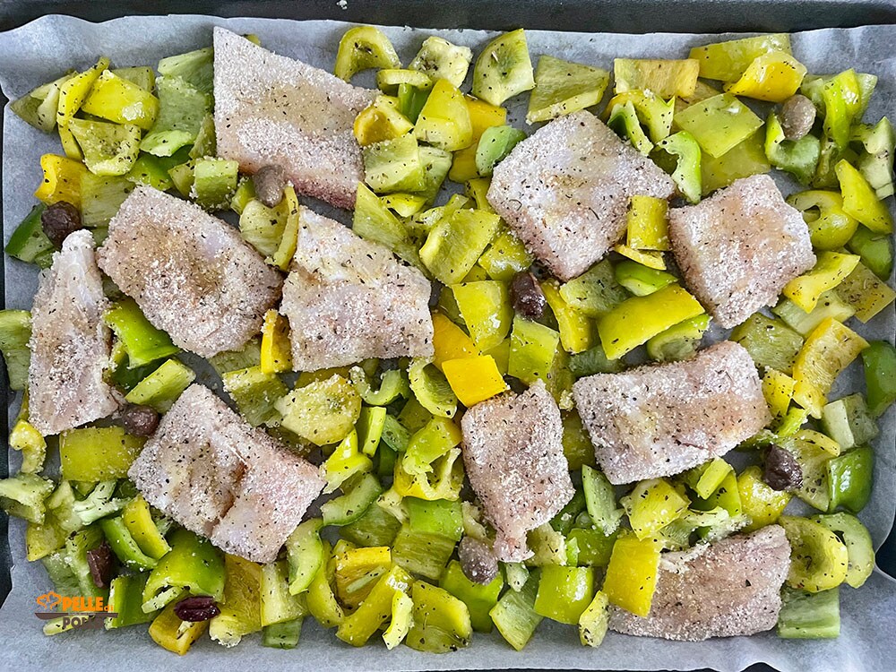 perch fillet with peppers