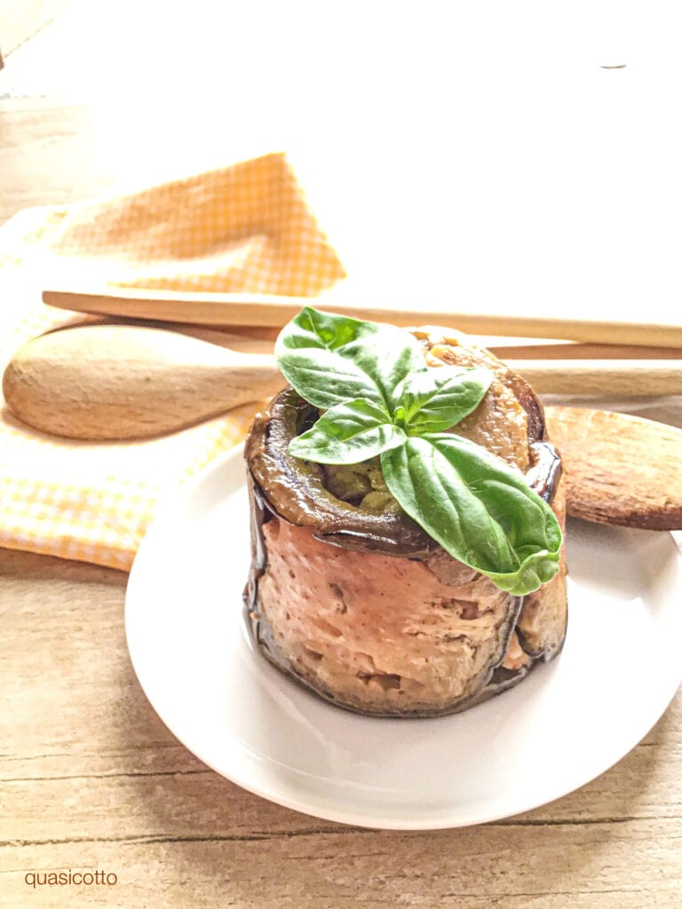 Baked Eggplant Timbales