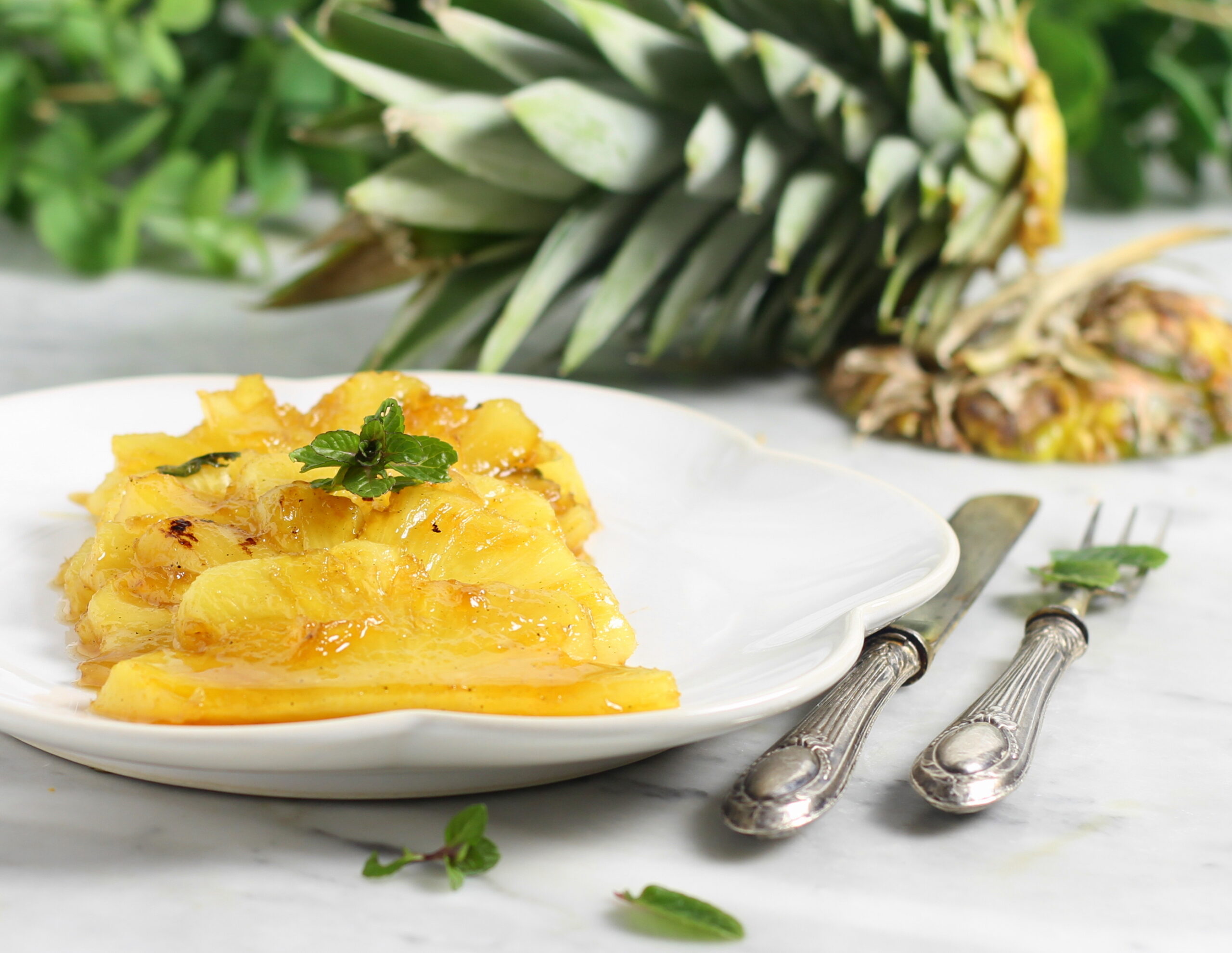 Rum Caramelized Pineapple