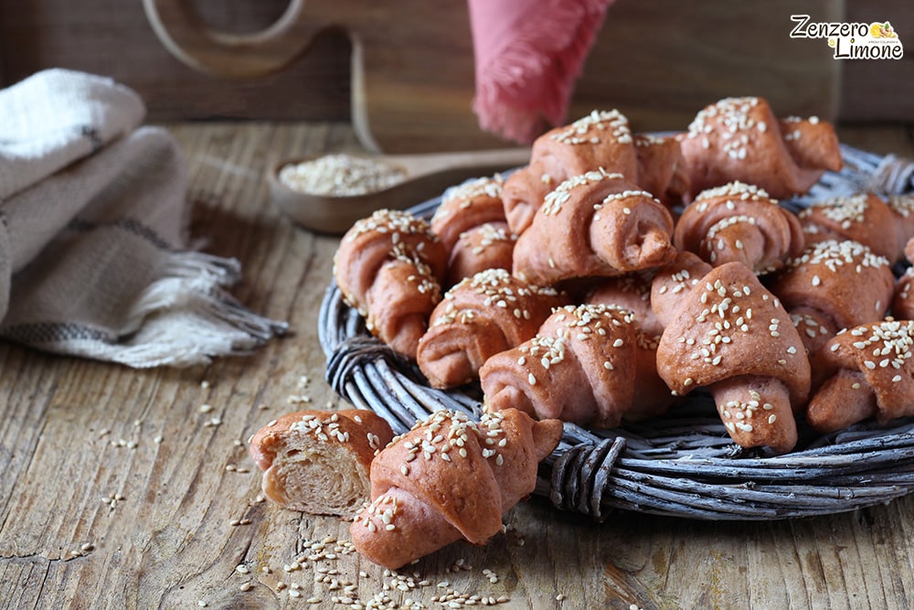 Pink Croissants – Savory Recipe