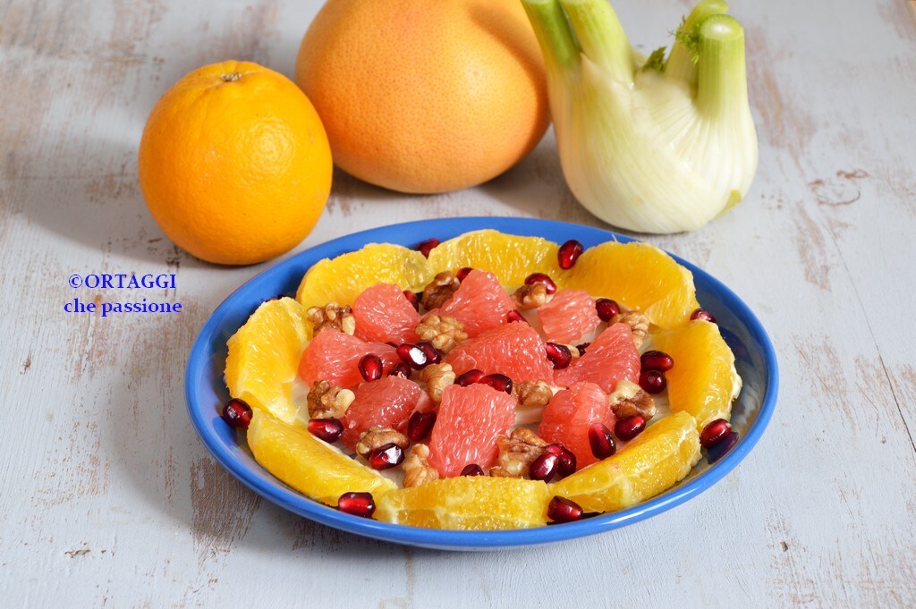 Pink Grapefruit and Walnut Salad