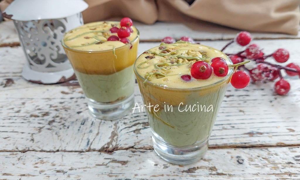 PISTACHIO AND ZABAGLIONE MOUSSE