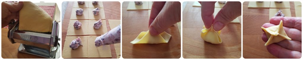 shape of stuffed pockets