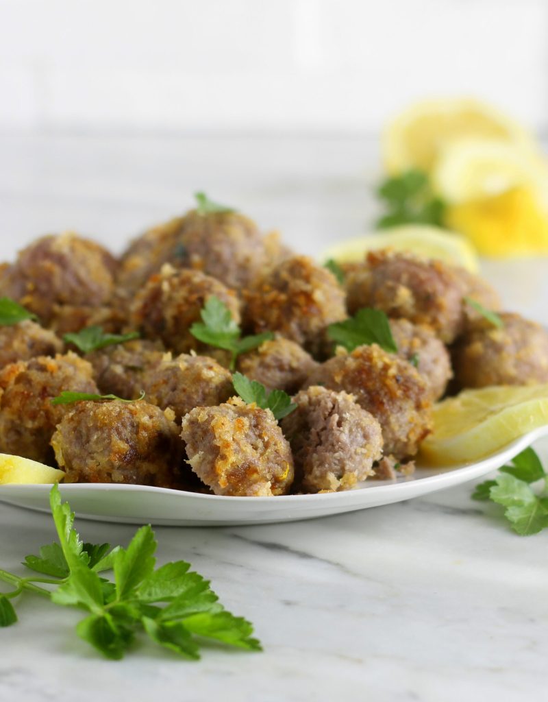 Mixed Meatballs with Lemon