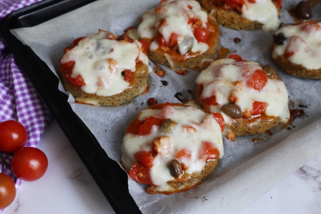 tasty polenta pizzettes