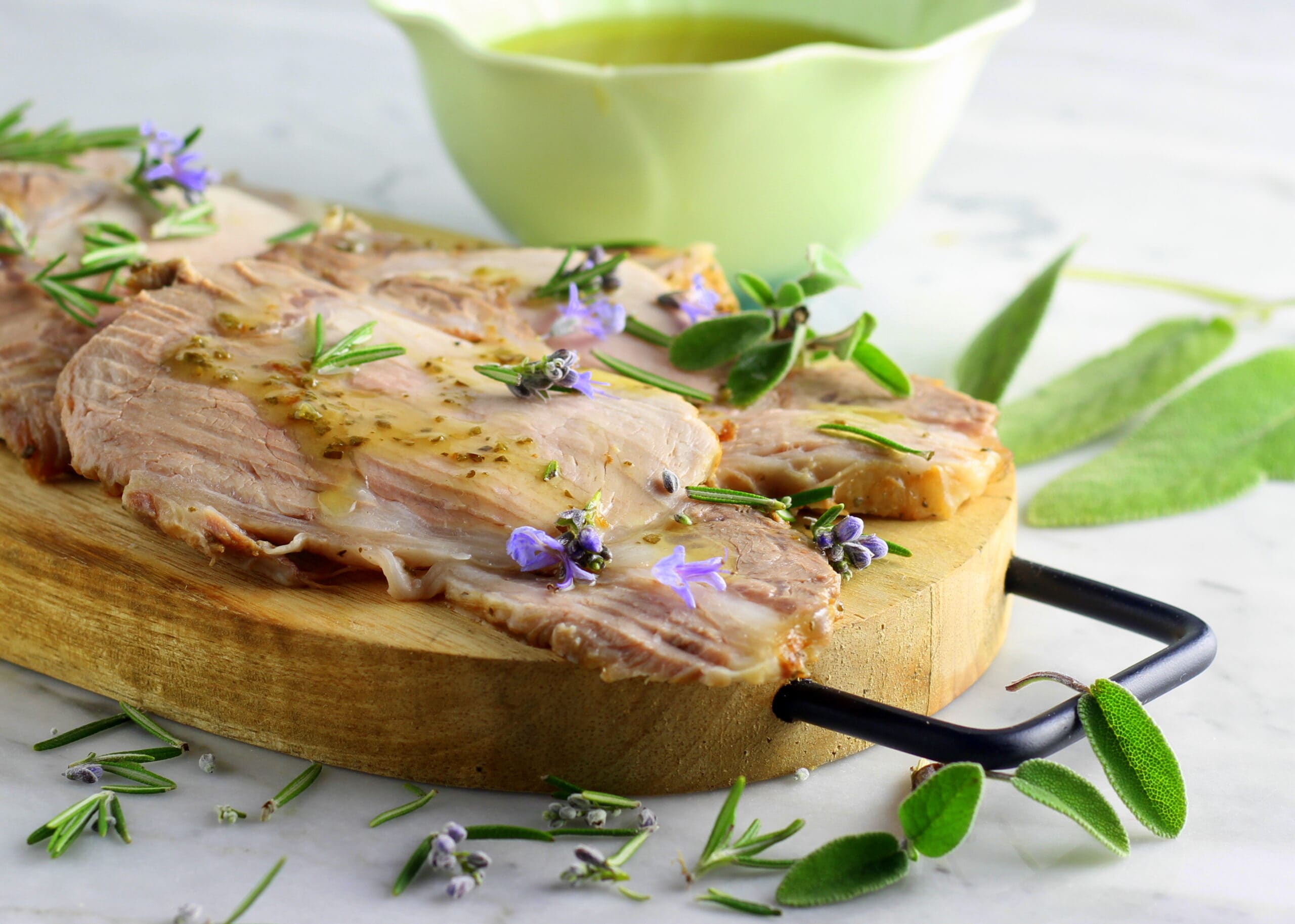 Pork Loin with Wine in Pressure Cooker