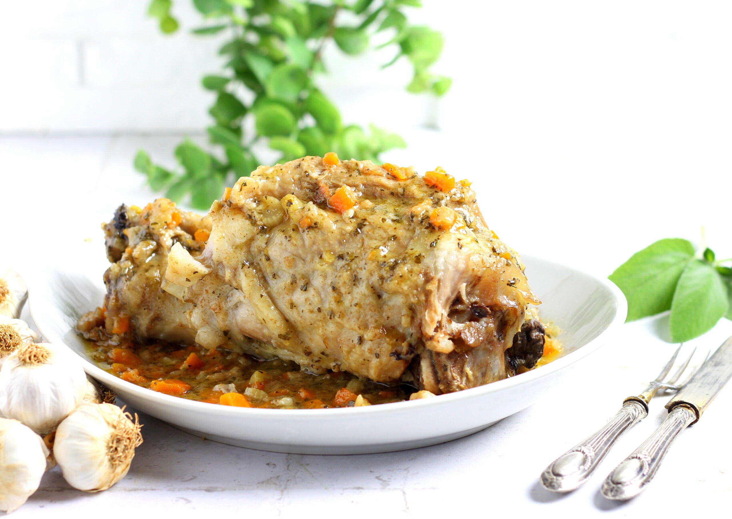 Pork Shank Cooked in a Pressure Cooker