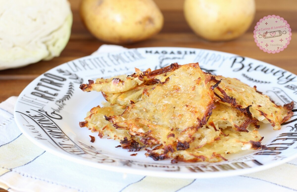 POTATO AND CABBAGE FRITTERS ready in minutes