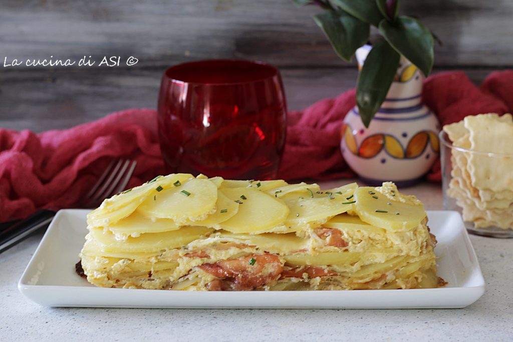 potato and speck pie