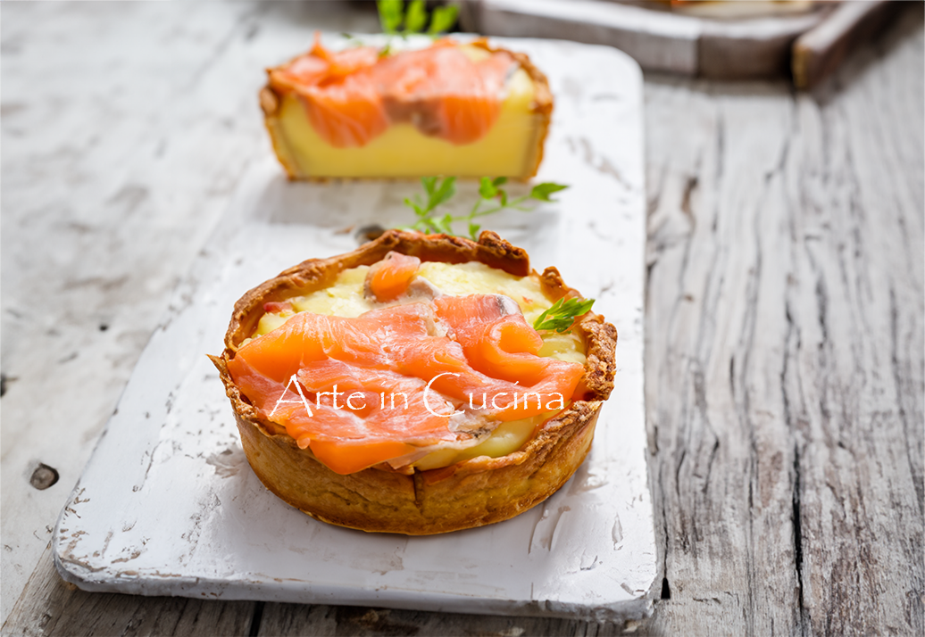 Potato and Salmon Tart