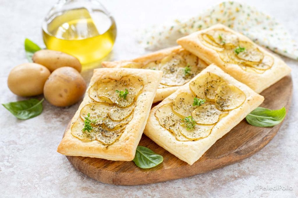 potato puff pastry bites