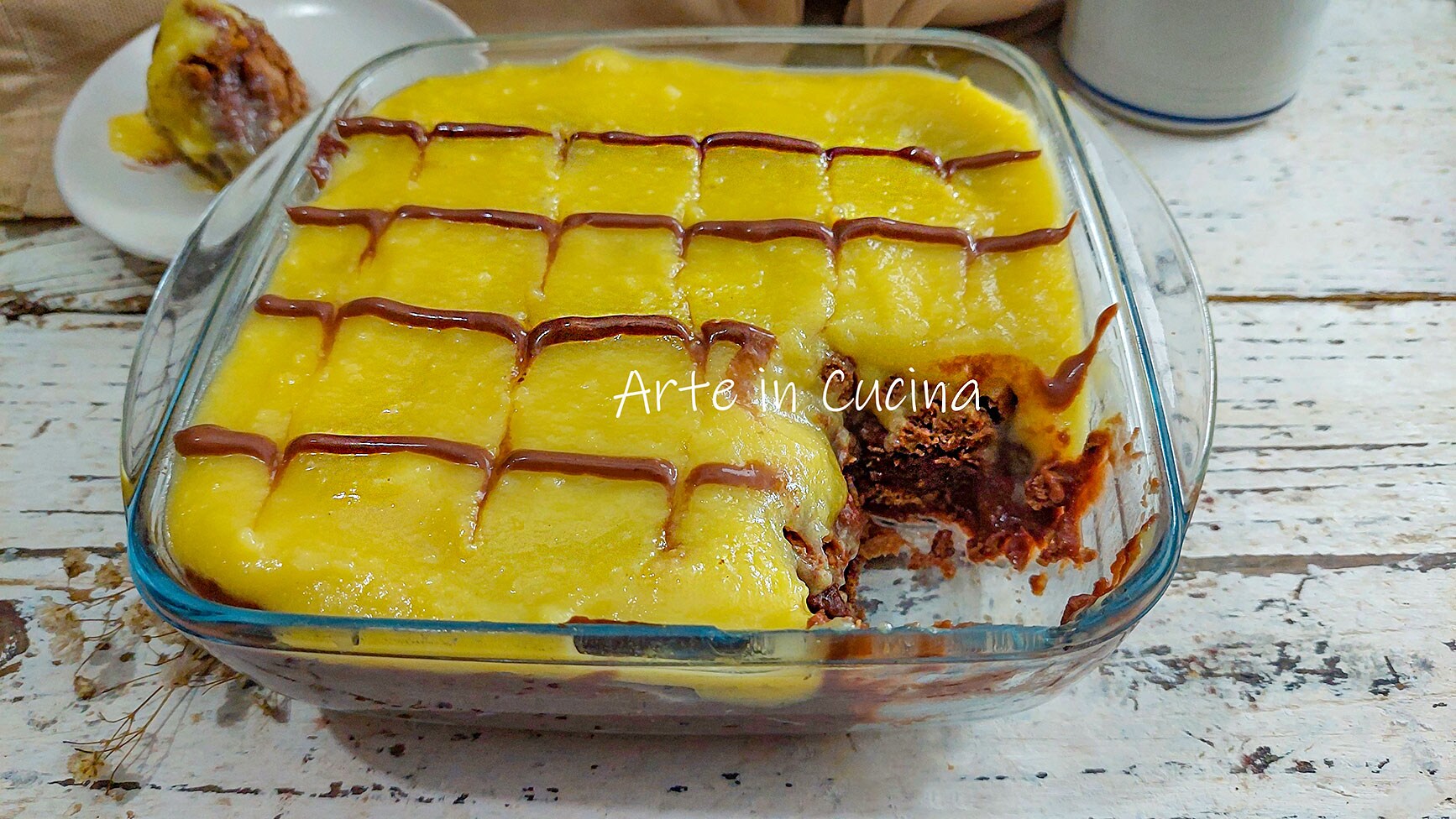 PUDDING CAKE with COOKIES