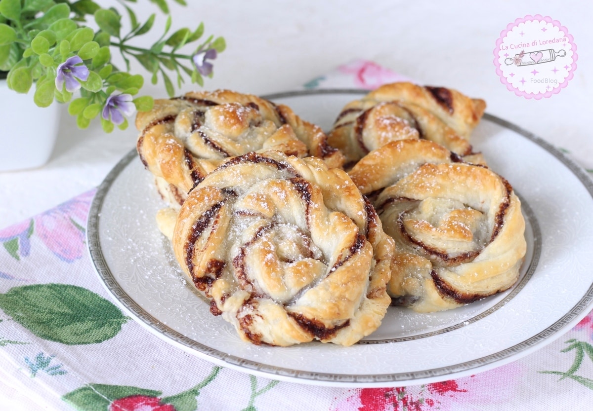 PUFF PASTRY AND NUTELLA SWIRLS the simplest and fastest treat