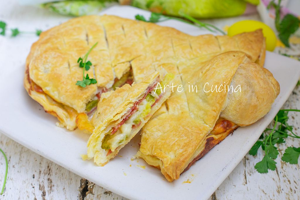 PUFF PASTRY BELL Easter appetizer