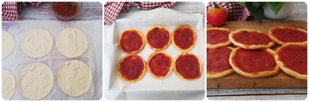 puff pastry mini pizzas