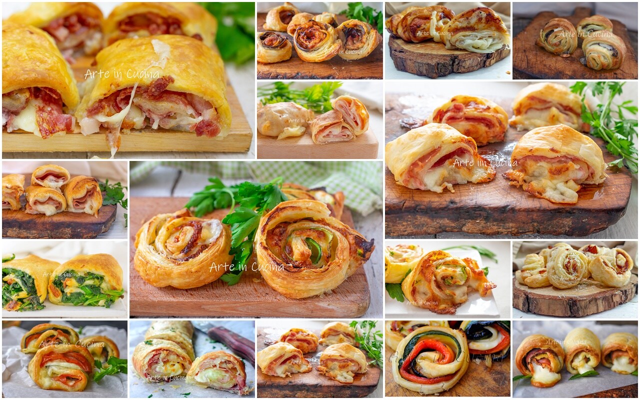 PUFF PASTRY ROLLS simple and quick ideas