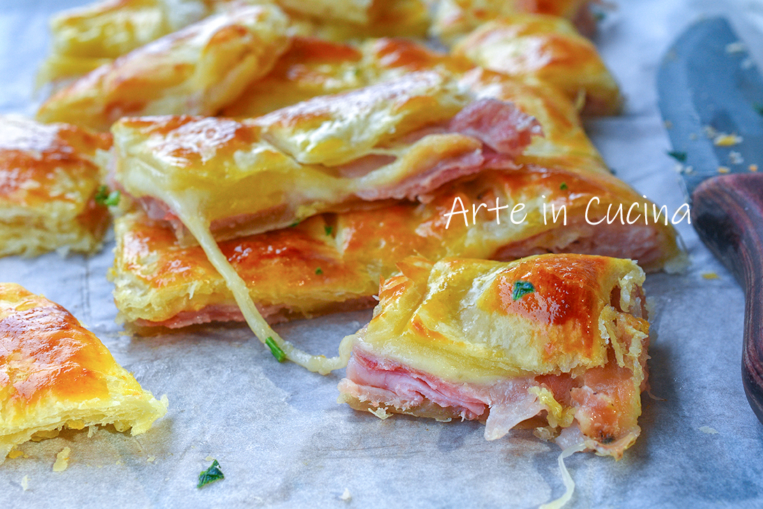 Puff Pastry Nibbles with Speck and Scamorza