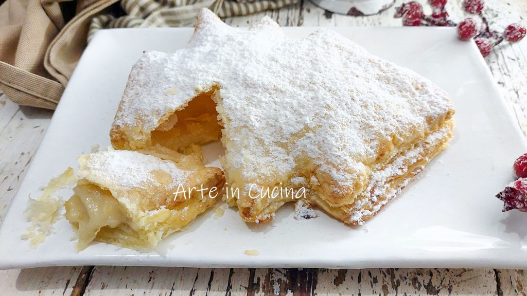 PUFF PASTRY TREE with CREAM AND MASCARPONE