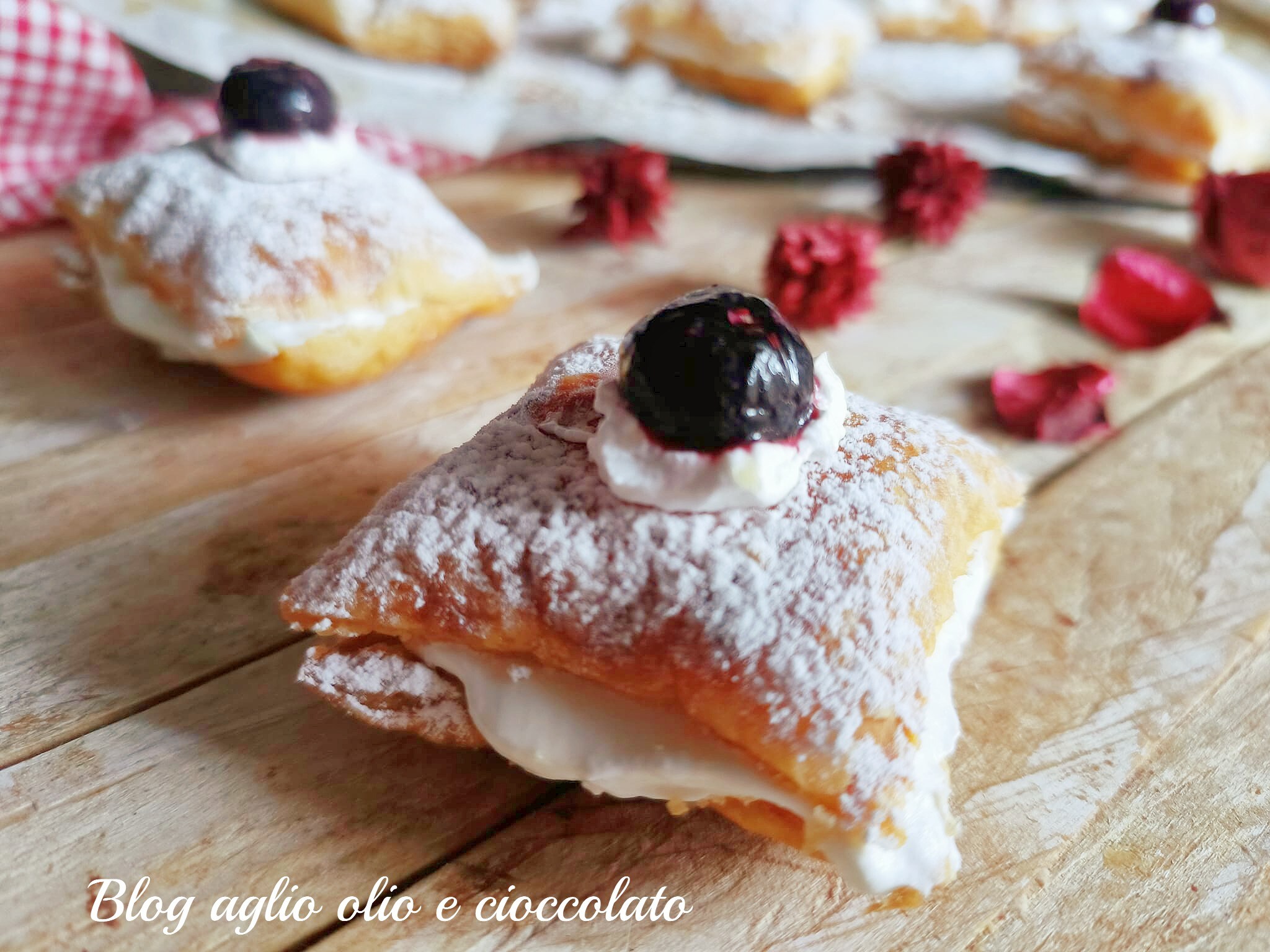 PUFF PASTRY WITH CREAM AND MASCARPONE