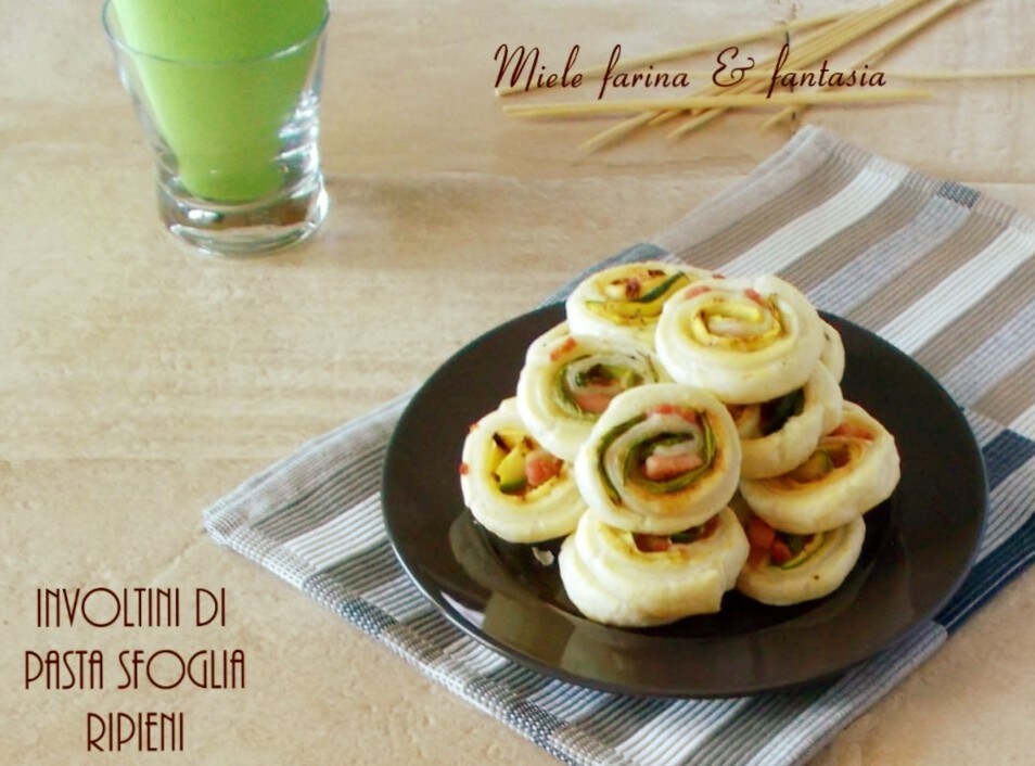 Puff Pastry Swirls Filled