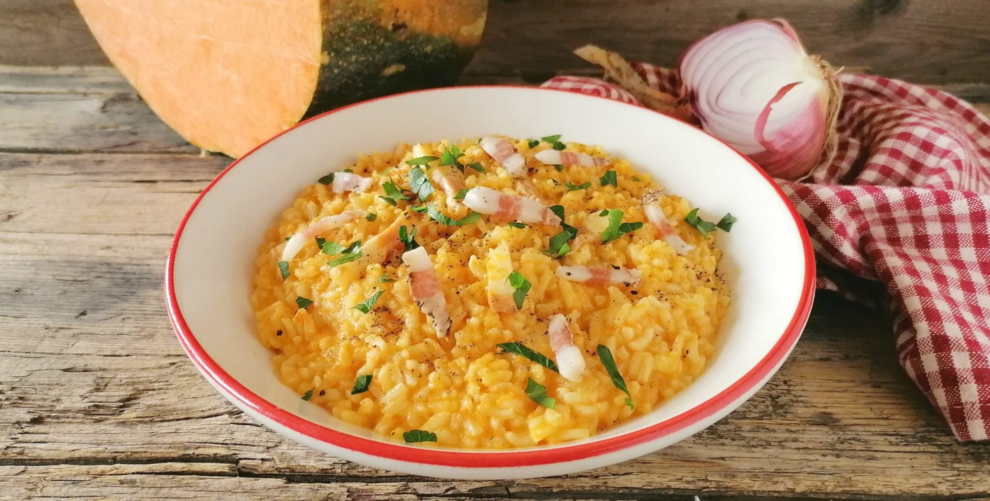 Pumpkin and Guanciale Risotto Fantastic Dish