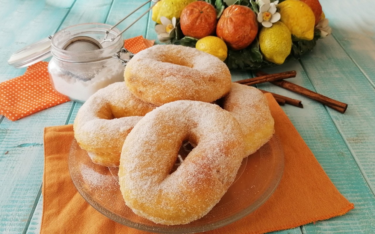 SOFT PUMPKIN AND ORANGE DONUTS